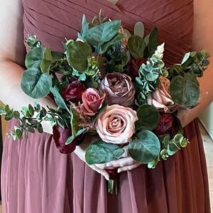 Set of 5 - Boho Bridesmaid Wedding Bouquets
